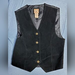 Ladies Genuine Suede Leather VEST, size 10